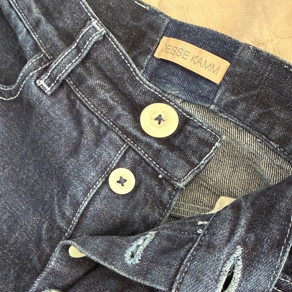 Jesse Kamm Dark Blue Denim Jeans - Picture 2 of 8